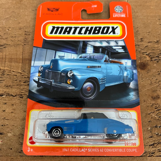 Matchbox 1941 Cadillac Series 62 Convertible Coupe