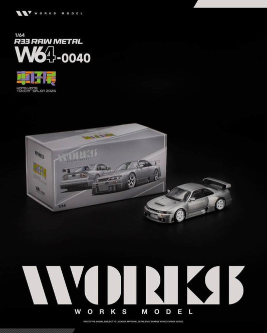 Works Model Hong Kong Toy Car Exclusive Nissan Skyline R33 LM