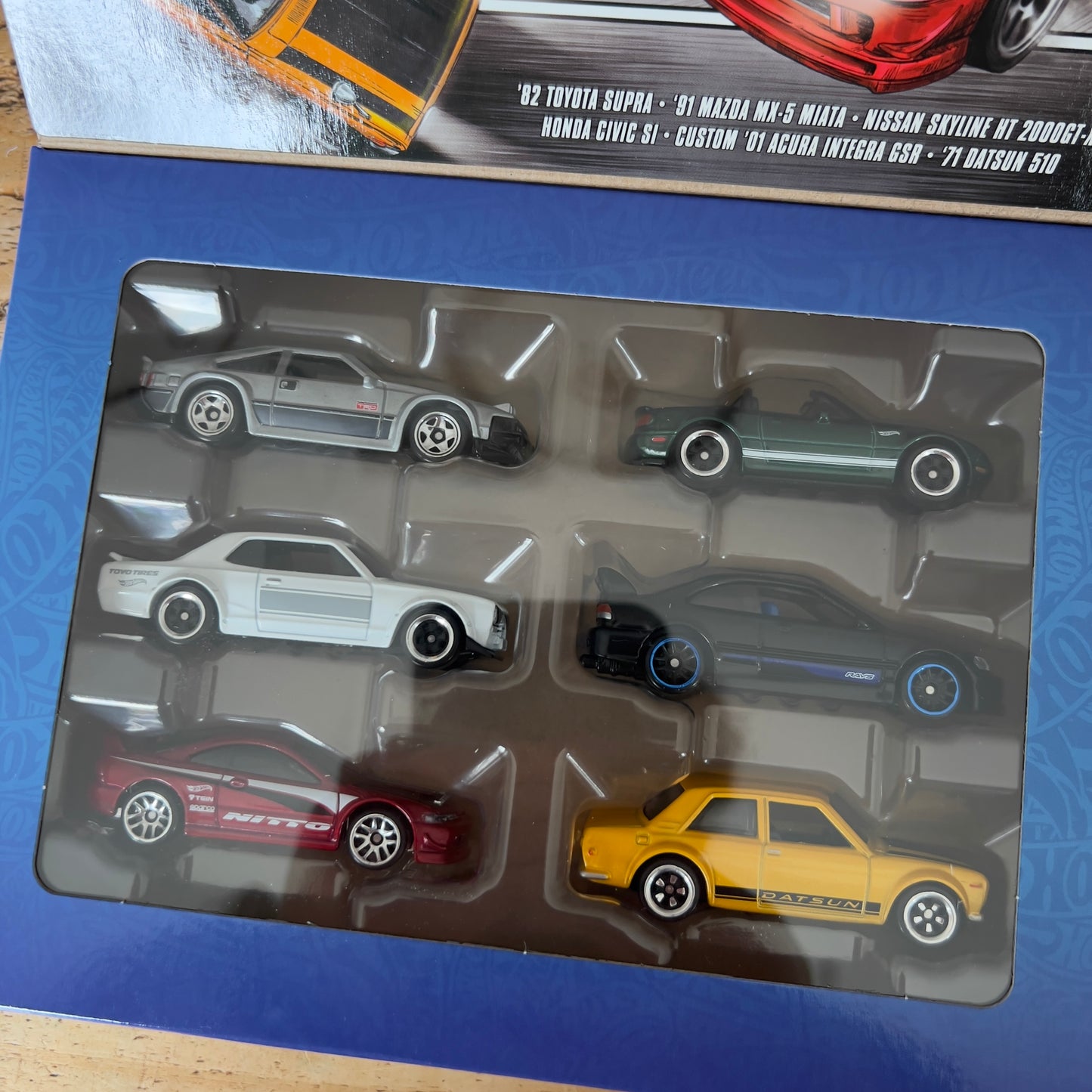 Hot Wheels Silver Series JDM 6 Pack