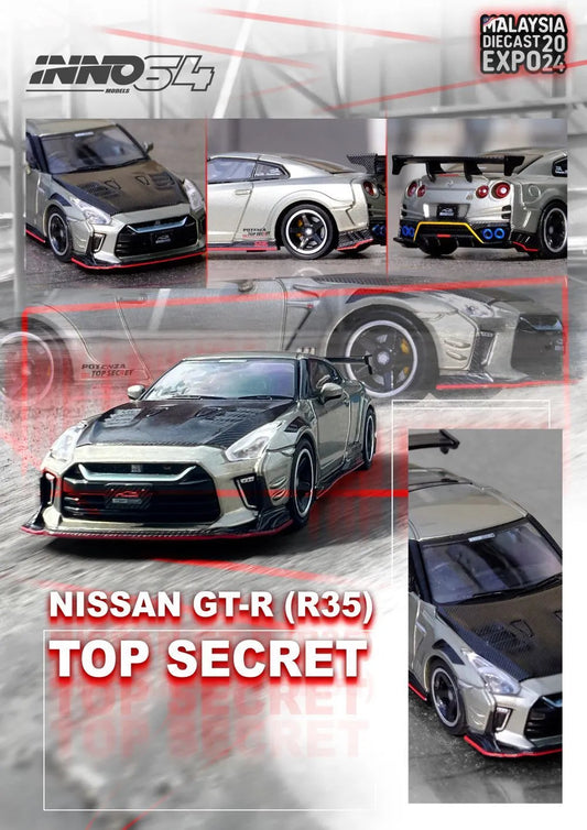 Inno64 Nissan R35 GTR Top Secret Malaysia Diecast Expo 2024 Special Edition