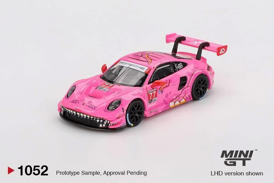 Mini GT Porsche 911 GT3 R 2024 IMSA Road America AO Racing #1052