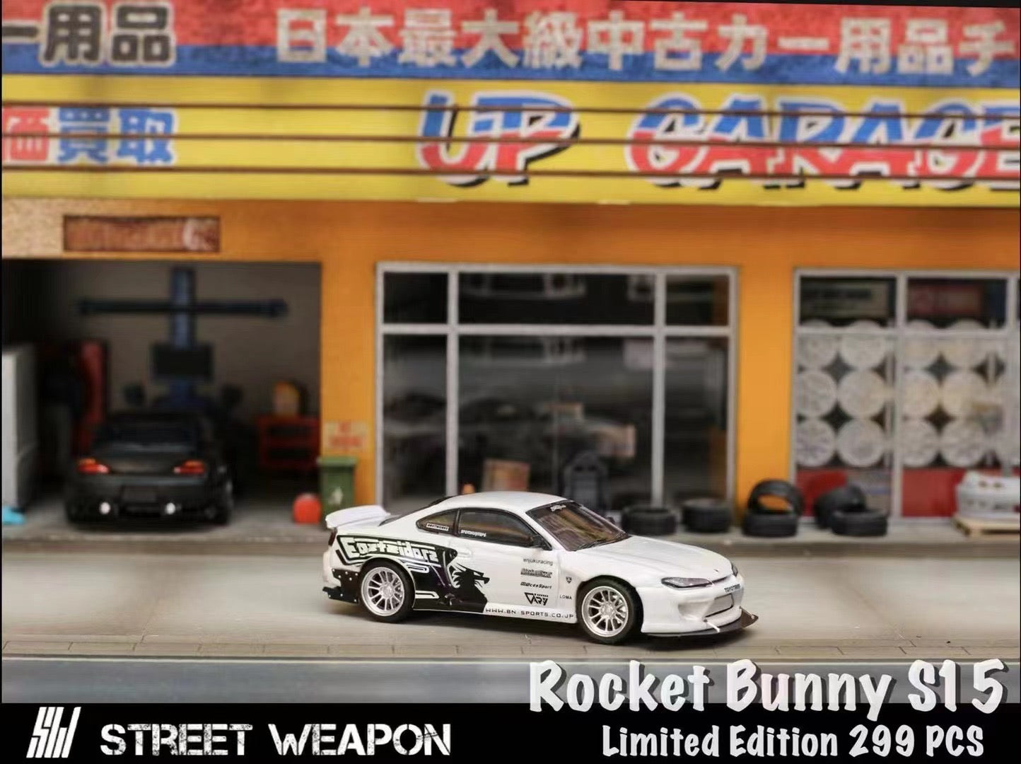 Street Weapon Nissan S15 Silvia Rocket Bunny White