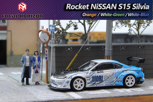 Focal Horizon Nissan Silvia S15 Rocket Bunny White Drift Livery