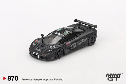 Mini GT McLaren F1 GTR 1995 Le Mans 24 Hrs Winner Post Race Weathered #870