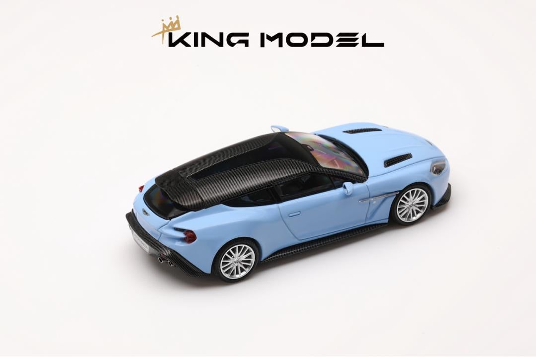 King Model Aston Martin Vanquish Zagato Shooting Brake Blue