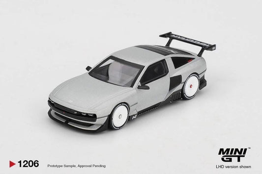 Mini GT Korea Exclusive Hyundai N Vision 74 Vision Silver #1207