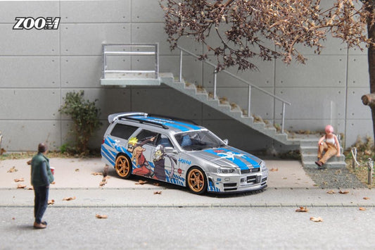 Zoom Model Nissan Stagea R34 Front End Fast & Furious