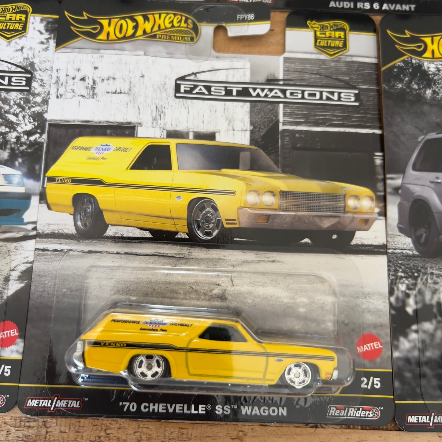 Hot Wheels Premium Fast Wagons Set Of 5