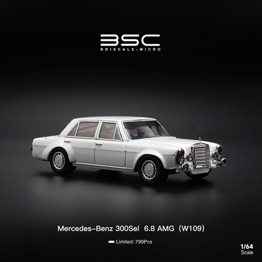 BSC Model Mercedes Benz 300 SEL AMG White