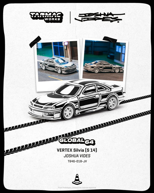 Tarmac Works x Joshua Vides Vertex Nissan Silvia S14
