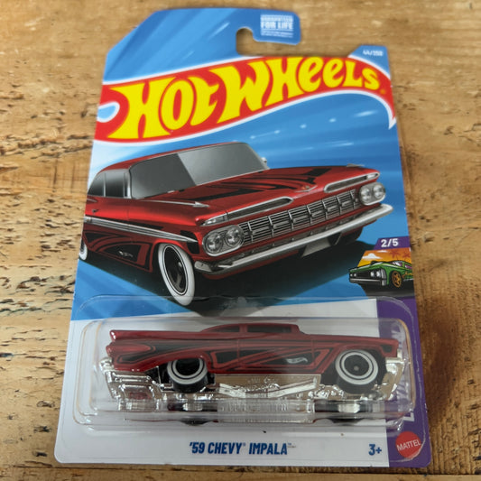 Hot Wheels Mainline US Card ‘59 Chevy Impala