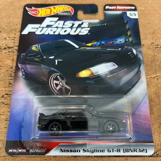 Hot Wheels Premium Fast & Furious Fast Imports Nissan Skyline R32 GTR