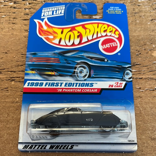 Hot Wheels Mainline 1999 First Editions 38 Phantom Corsair