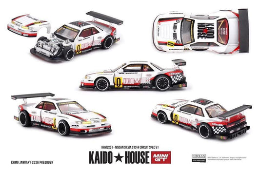 Mini GT x Kaido House Nissan Silvia S13 R Circuit Spec #251