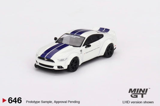 Mini GT Ford Mustang GT LB Works White #646