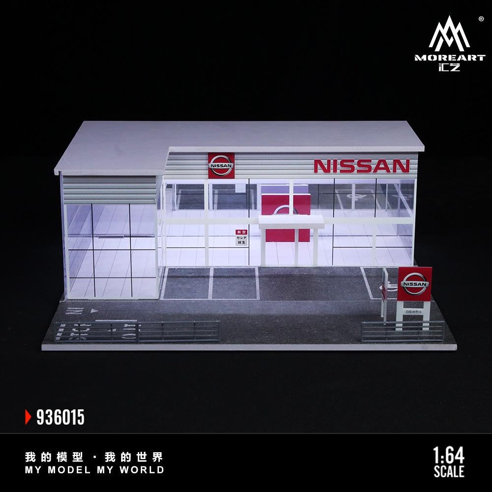 MoreArt Diorama Nissan Dealership Showroom