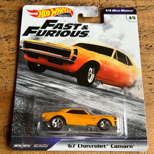 Hot Wheels Premium Fast & Furious 67 Chevrolet Camaro