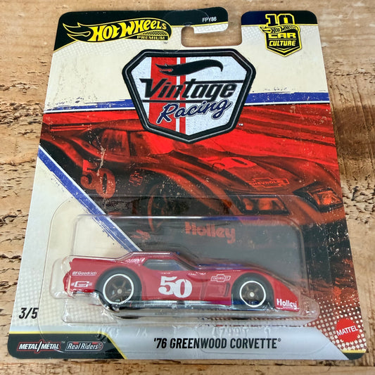 Hot Wheels Premium Vintage Racing ‘75 Greenwood Corvette