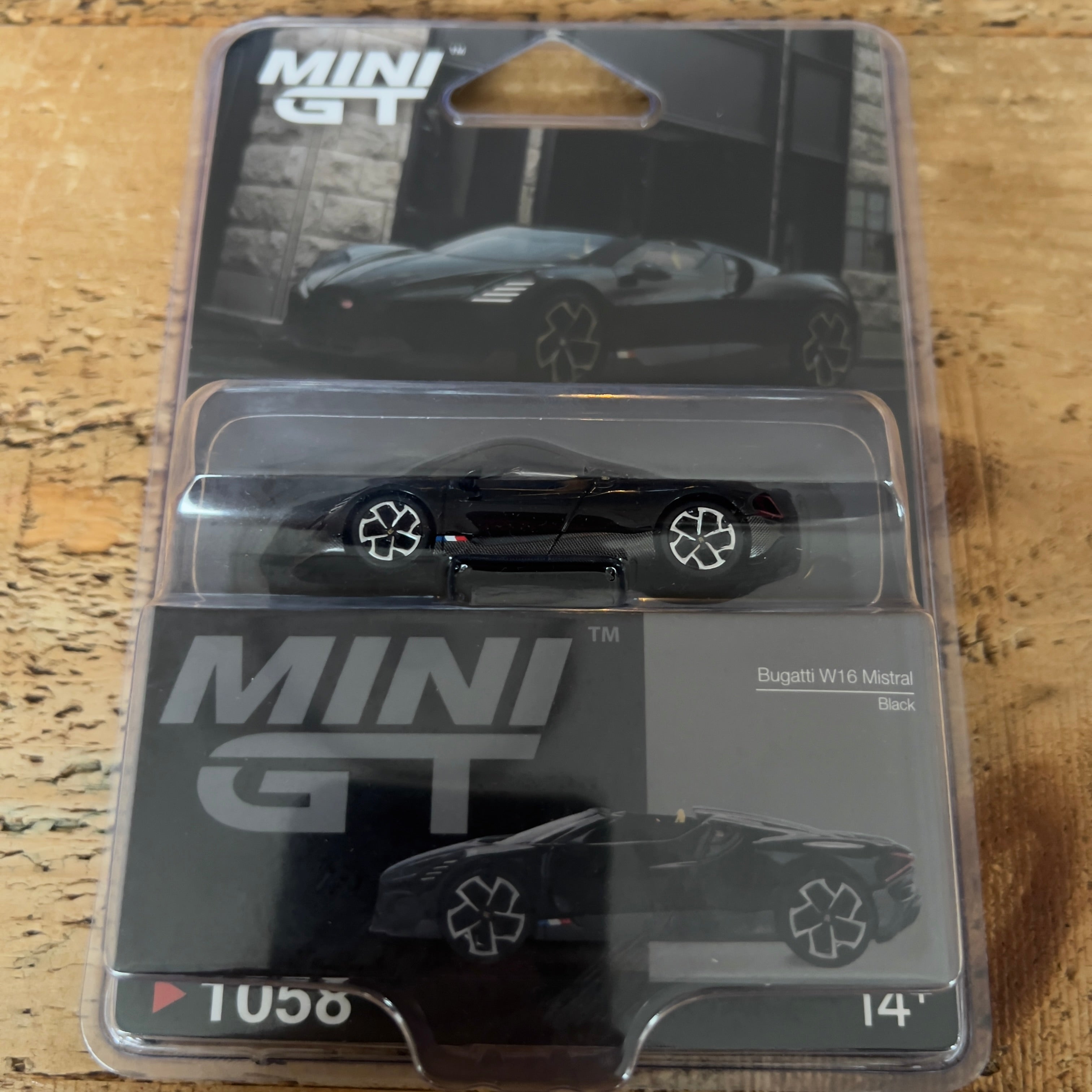 Mini GT Bugatti W16 Mistral #1058 Blister – Bran’s Diecast