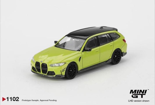 Mini GT BMW M3 M Performance Touring Sao Paulo Yellow #1102