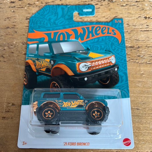 Hot Wheels US Exclusive Pearl & Chrome 21 Ford Bronco