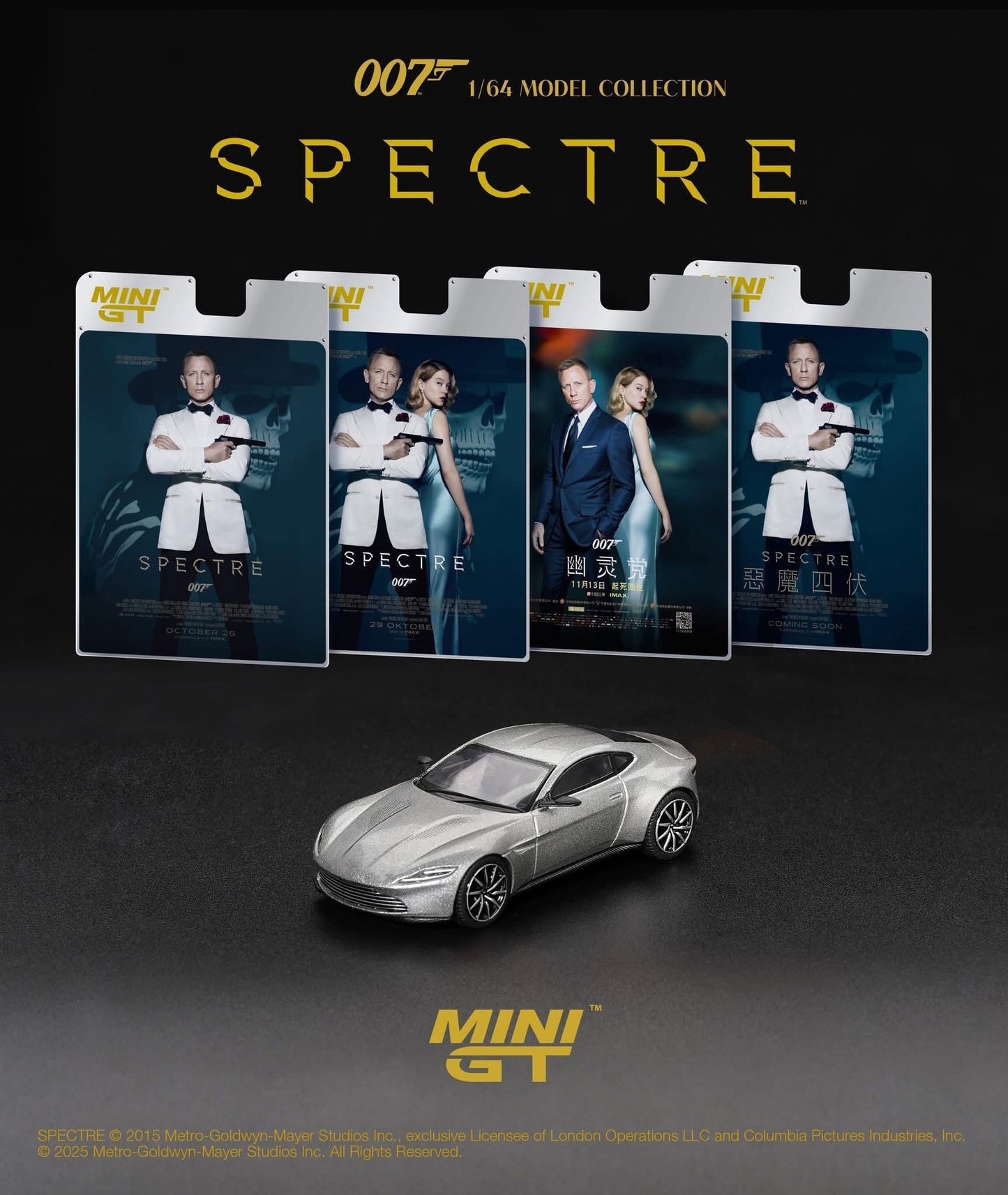 Mini GT James Bond 007 Spectre Aston Martin DB10 #910