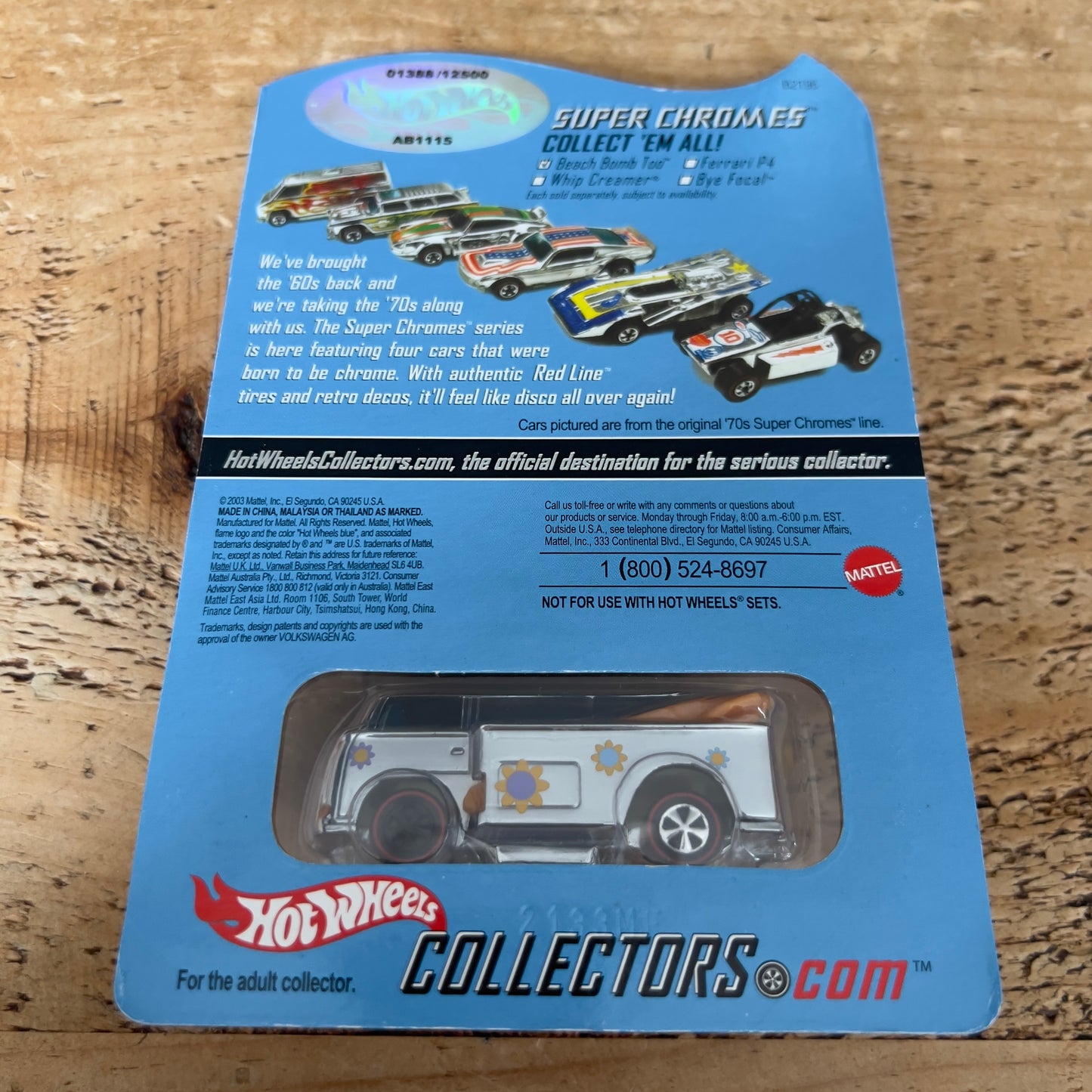 Hot Wheels RLC Super Chromes Beach Bomb Too Error