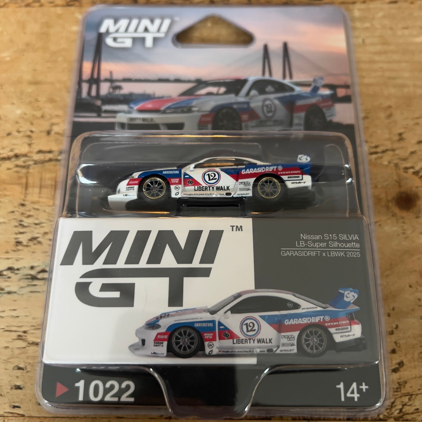 Mini GT Nissan S15 Silvia LB Super Silhouette Garasdrift #1022 Blister
