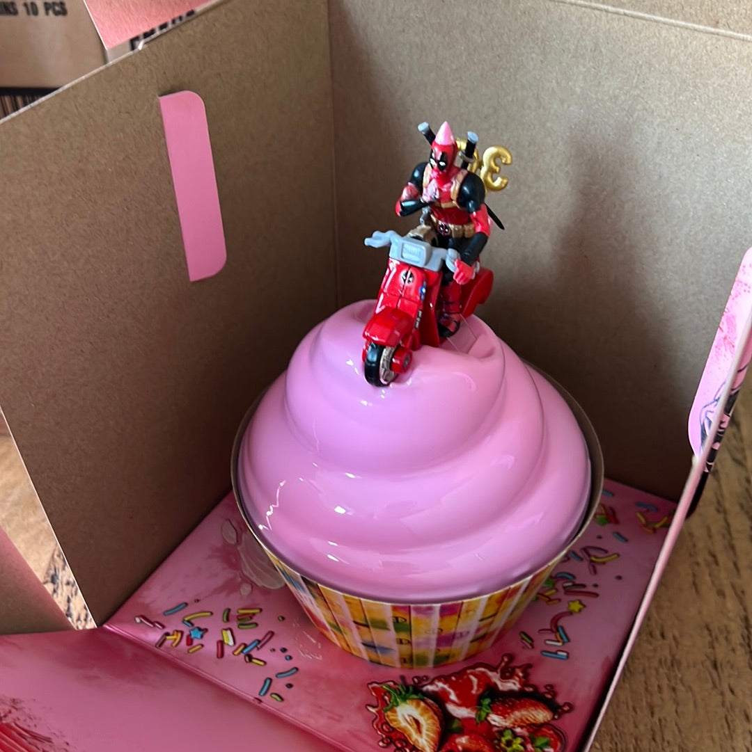 Hot Wheels SDCC Deadpool & Scooter Birthday Cake