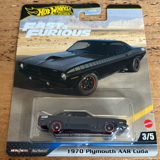 Hot Wheels Premium Fast & Furious 1970 Plymouth AAR Cuda