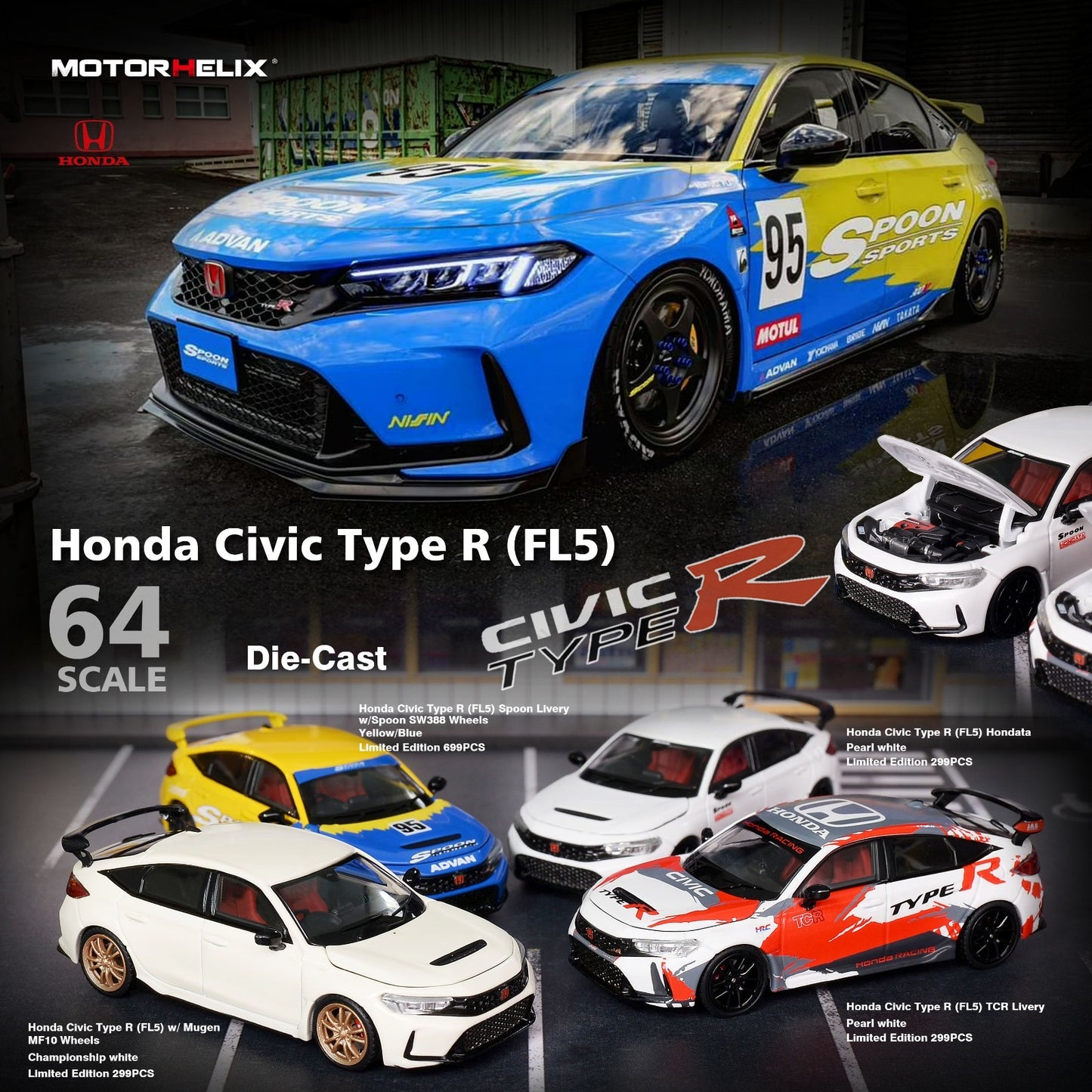 Motor Helix Honda Civic Type R FL5 Spoon Sports