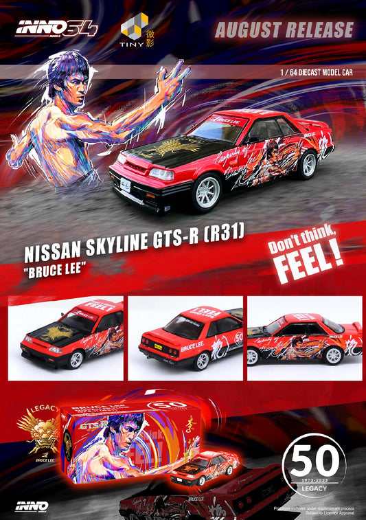 Inno64 Bruce Lee Nissan Skyline R31 GTS-R