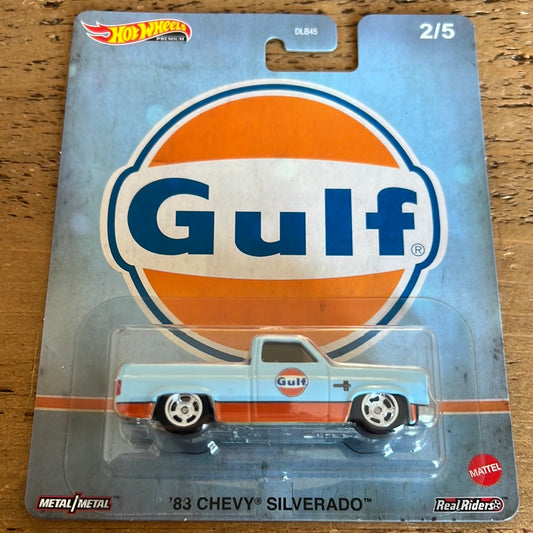 Hot Wheels Premium 83 Chevy Silverado Gulf