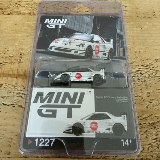 Mini GT Mazda AZ-1 Liberty Walk LB40 LB-Hinomaru #1227 Blister