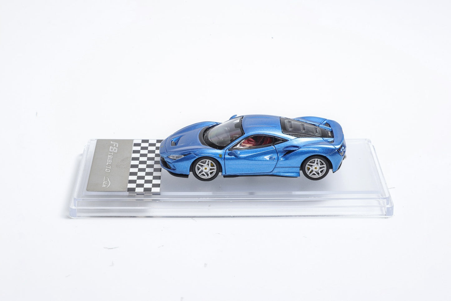Mini Dream Ferrari F8 Tributo Metal Blue