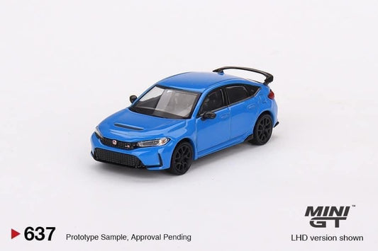 Mini GT Honda Civic Type R Boost Blue Pearl #637