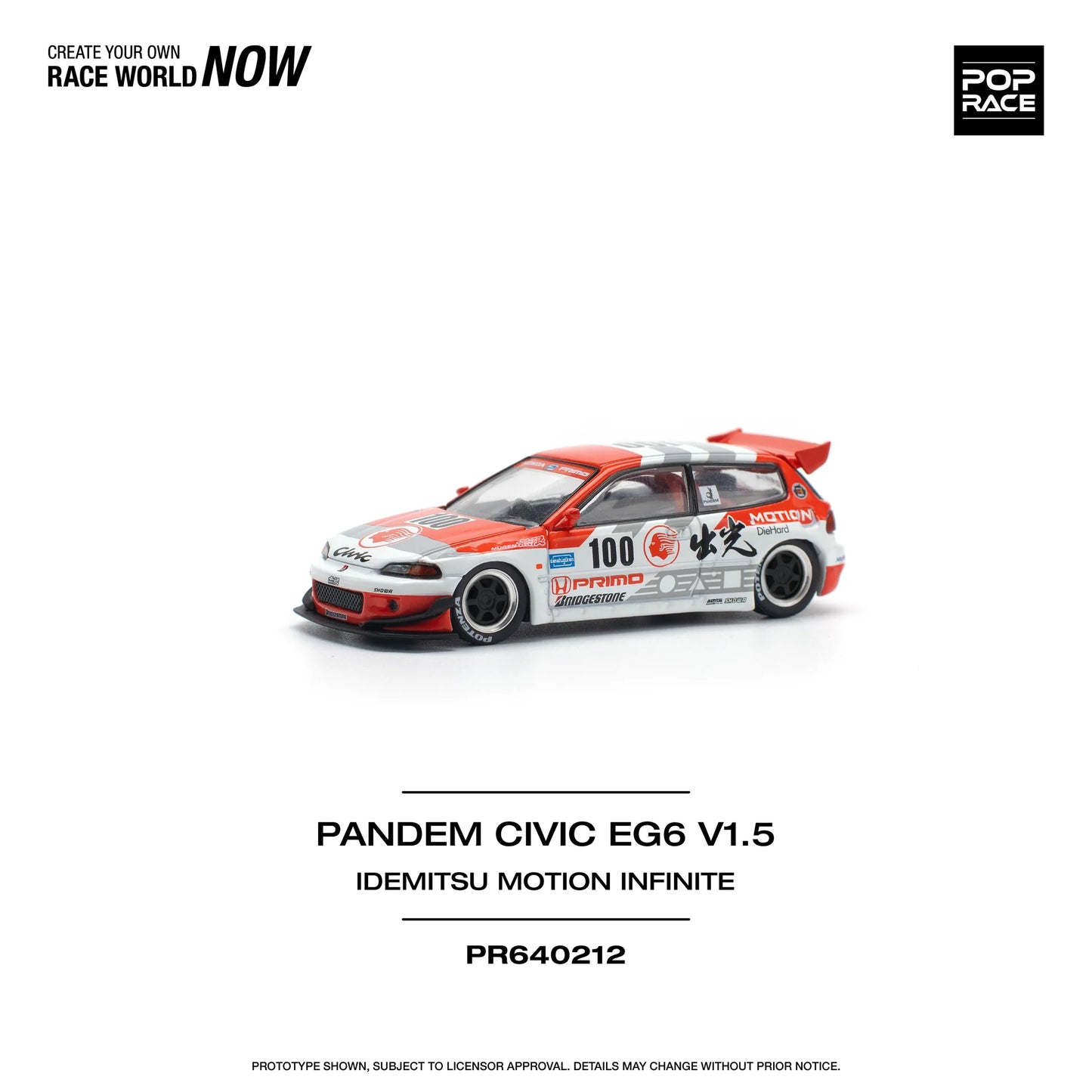Pop Race Honda Civic EG6 Pandem