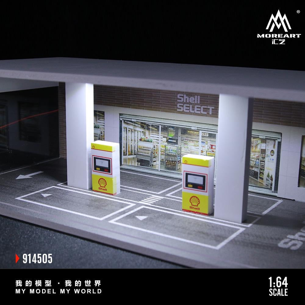 More Art Diorama Shell Petrol Station