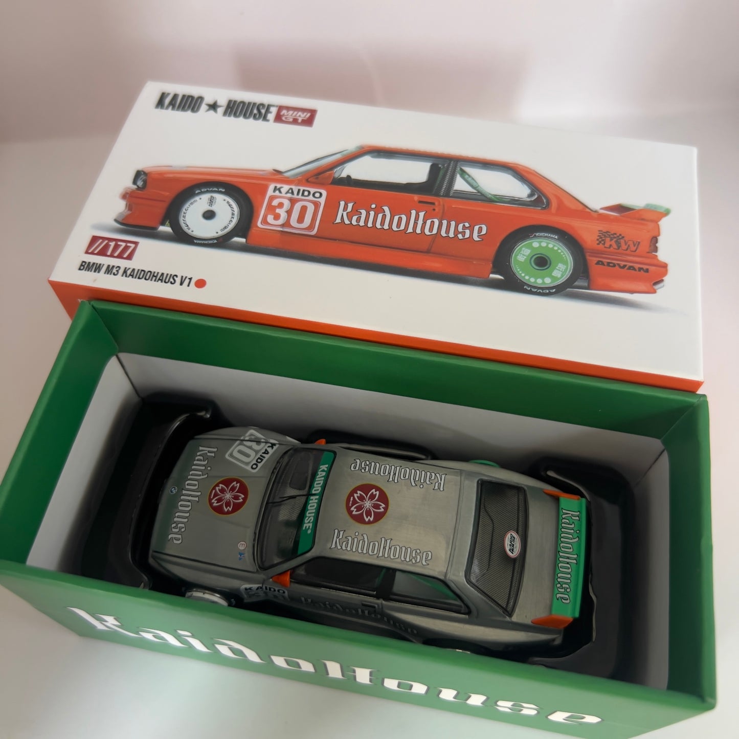 Mini GT x Kaido House BMW M3 E30 Kaidohaus V1 Chase #177