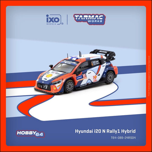 Tarmac Works Hyundai i20 N Rally1 Hybrid WRC Rally Sweden 2024 Winner