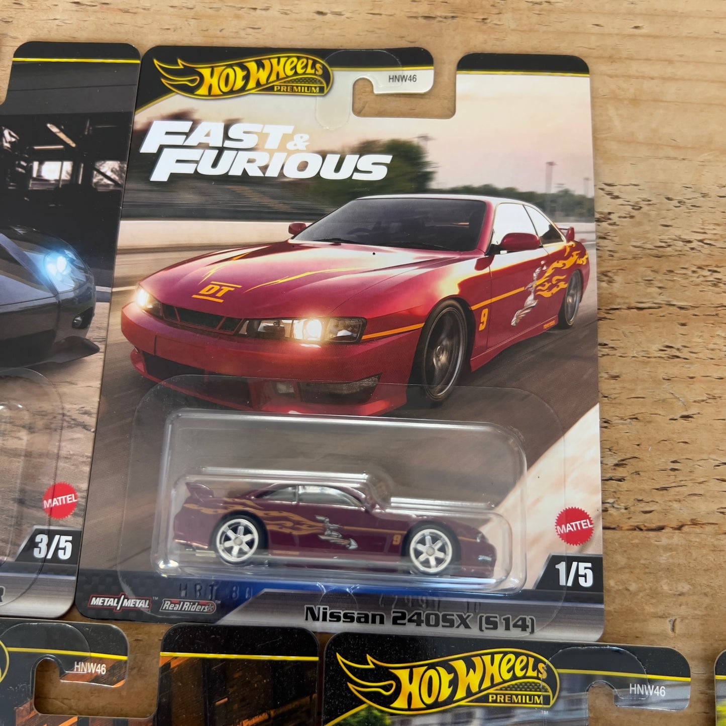 Hot Wheels Premium Fast & Furious Set Of 5