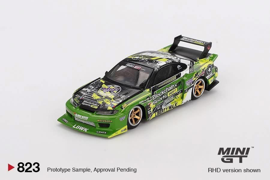 Mini GT LB Super Silhouette Nissan S15 Silvia 2024 Formula Drift Japan #823