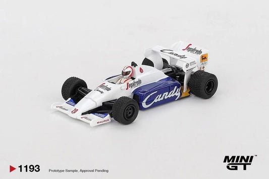 Mini GT Toleman TG184 1984 Monaco Grand Prix Johnny Cecotto #1193