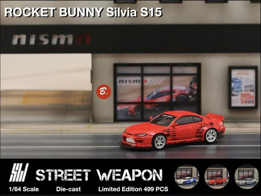 Street Weapon Nissan Silvia S15 Rocket Bunny Red