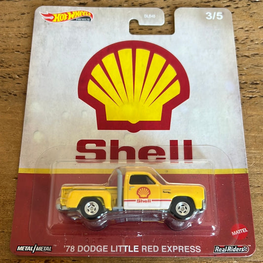 Hot Wheels Premium 78 Dodge Little Red Express Shell