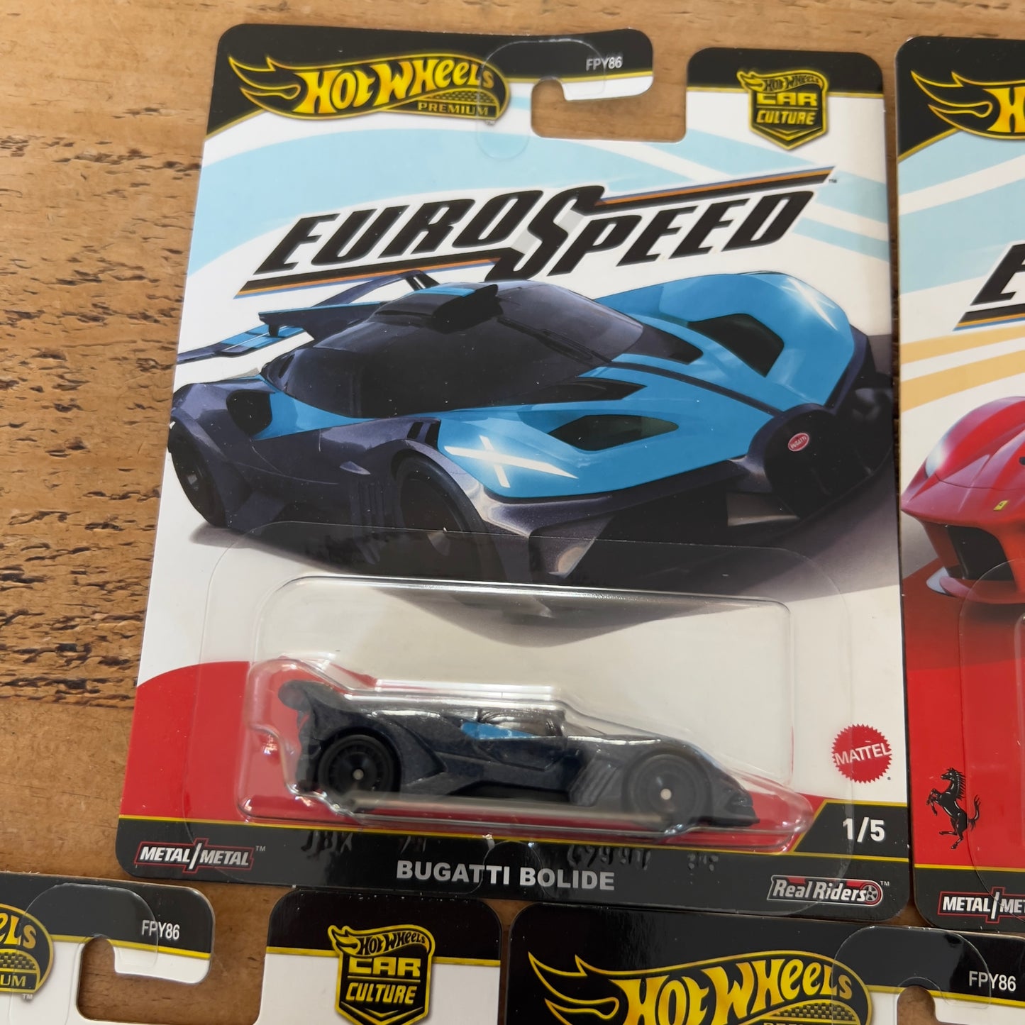 Hot Wheels Premiuk Eurospeed Full Set Of 5