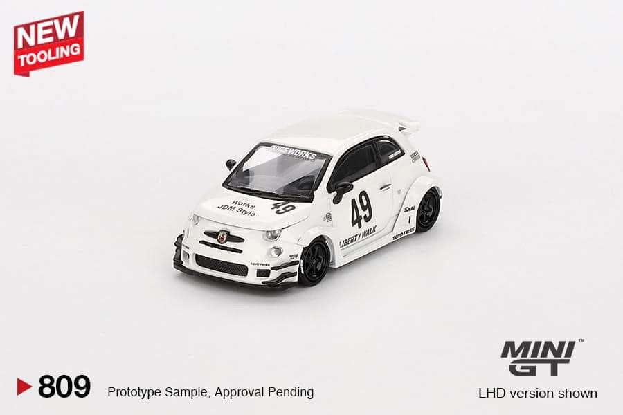 Mini GT LB Works x Abas Works Abarth 595 #809