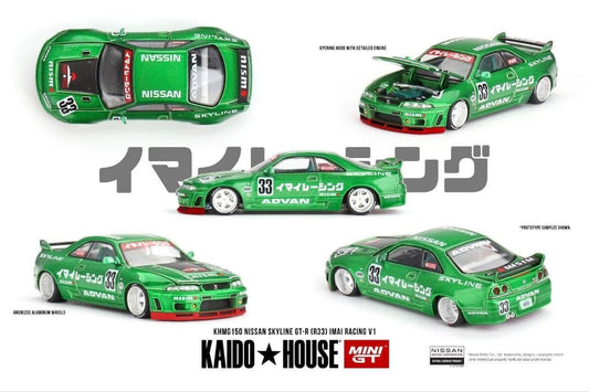 Mini GT x Kaido House Nissan Skyline R33 GTR Imai Racing #150