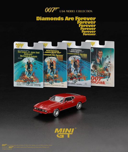 Mini GT James Bond 007 Diamonds Are Forever Ford Mustang Mach 1 #905