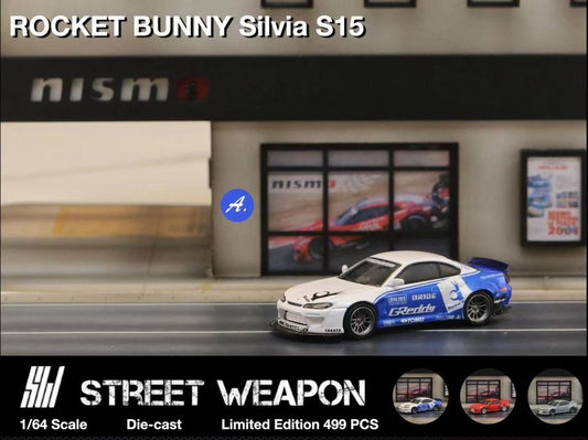 Street Weapon Nissan Silvia S15 Rocket Bunny White